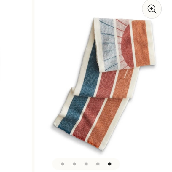 Faherty Sun and Waves Wool Scarf NWT - Picture 5 of 10